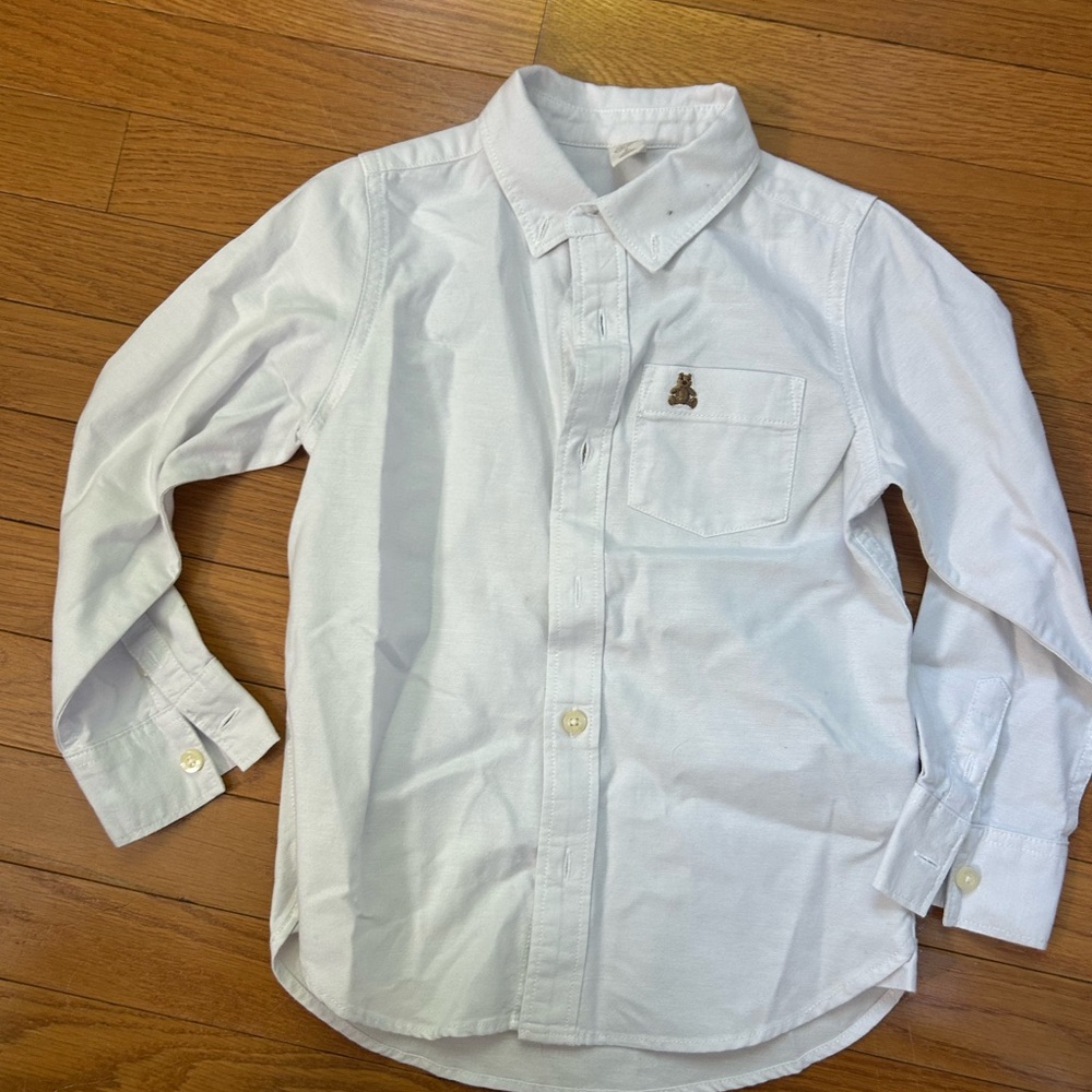 GAP Organic Cotton White Shirt 5t